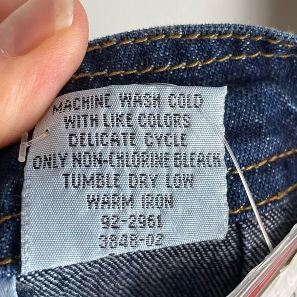 Vintage deadstock high rise lightweight cargo utility jeans size 4 - Picture 13 of 13